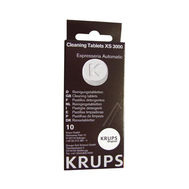 Krups XS3000 Cleaning Tablets 10 pcs - Crema
