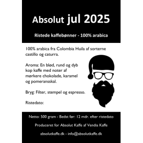 Absolut Jul 500 gram - Ristedato: 1. december