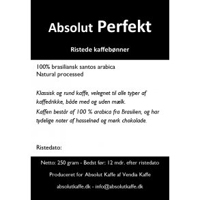 Absolut Perfekt 250g friskristede bnner - Ristet 3. november