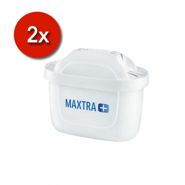 Brita Maxtra Plus+ Filterpatroner 2 stk Vandfilterkander og Brita Maxtra filtre - Absolut Kaffe