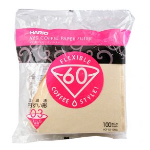 Hario V60 Papir Filter 3 kop 100 stk